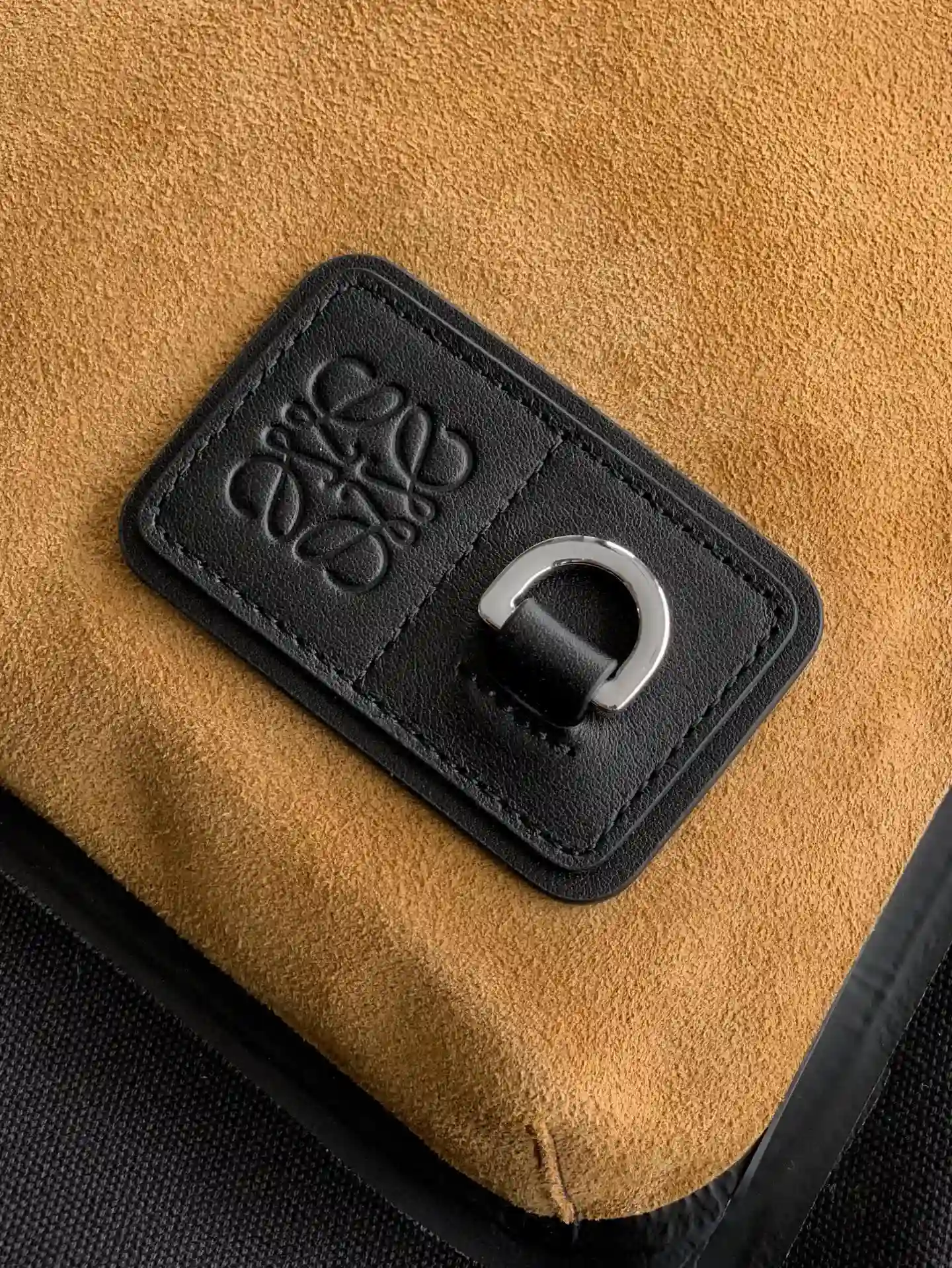 Loewe Black Flex Canvas and Suede Backpack product photo from LabelPicks