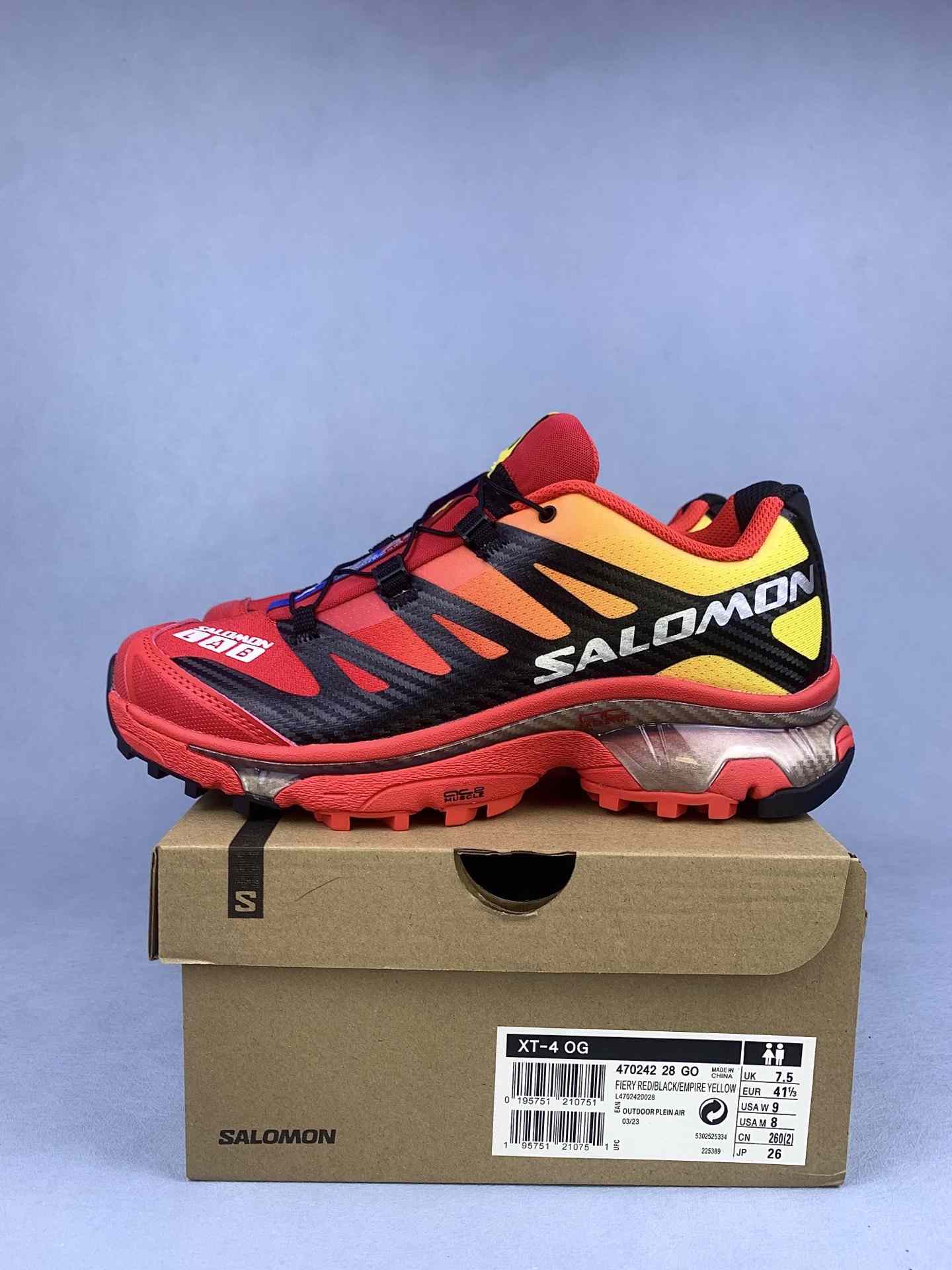 Salomon XT-4 OG “Fiery Red” Shoes