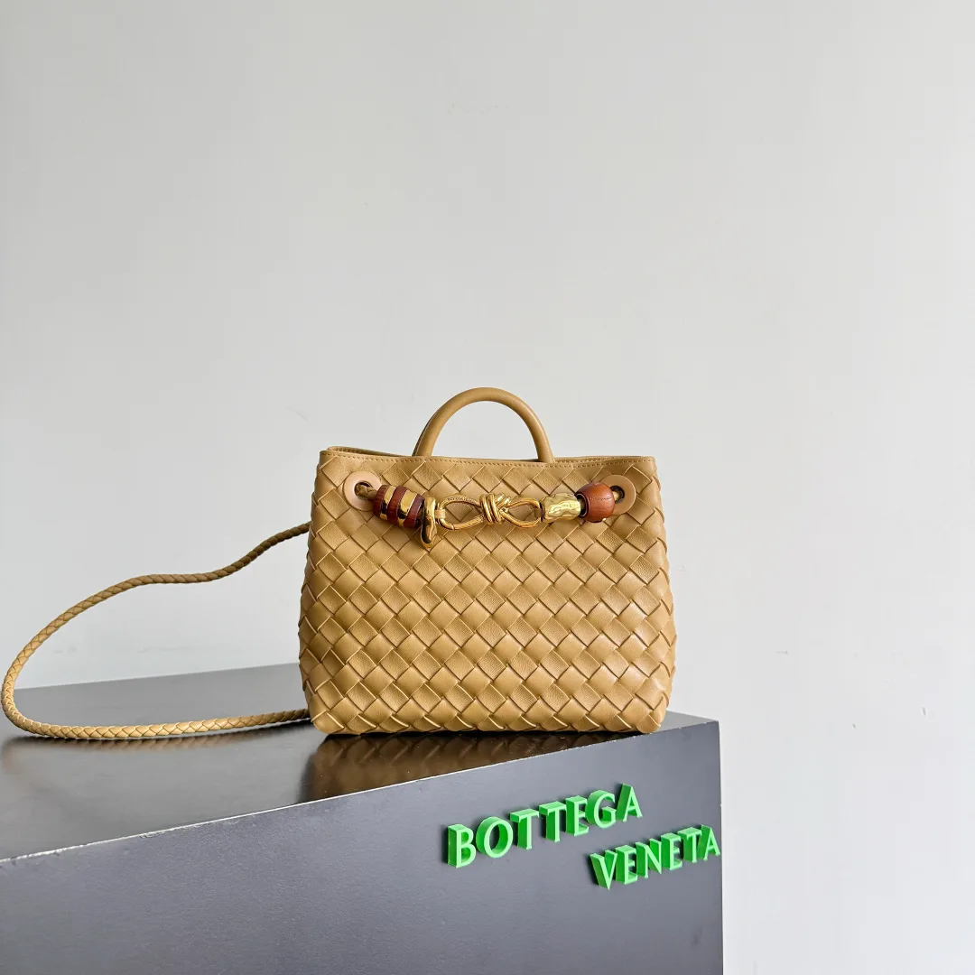 Bottega Veneta Andiamo Intrecciato Woven Leather Top Handle Bag product photo from LabelPicks