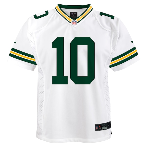Jordan Love Green Bay Packers Nike Youth Player Game Jersey - White