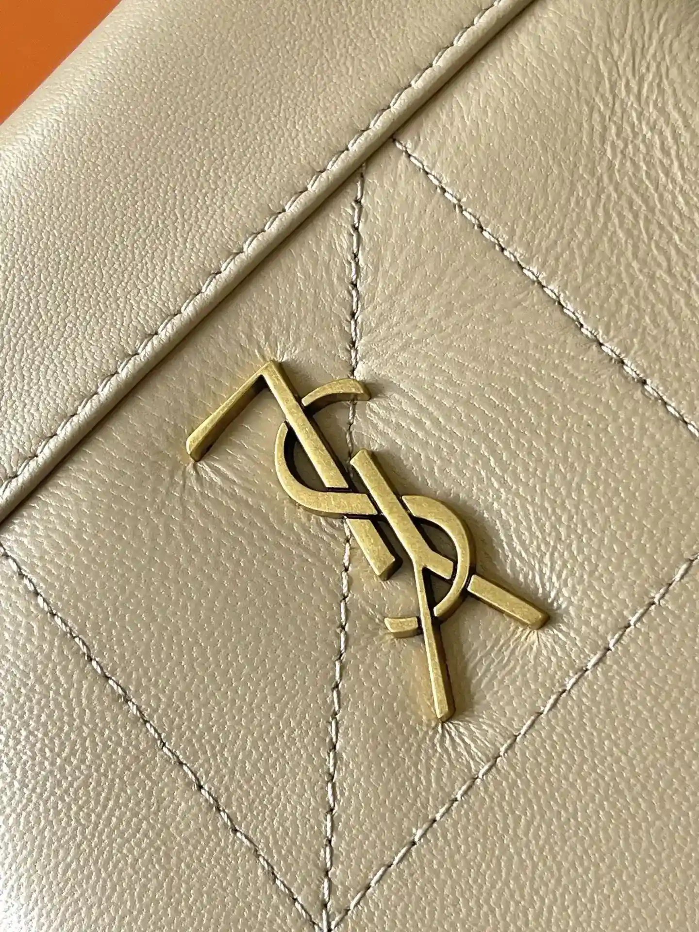 Saint Laurent Jamie Beige Lambskin Bucket Bag product photo from LabelPicks