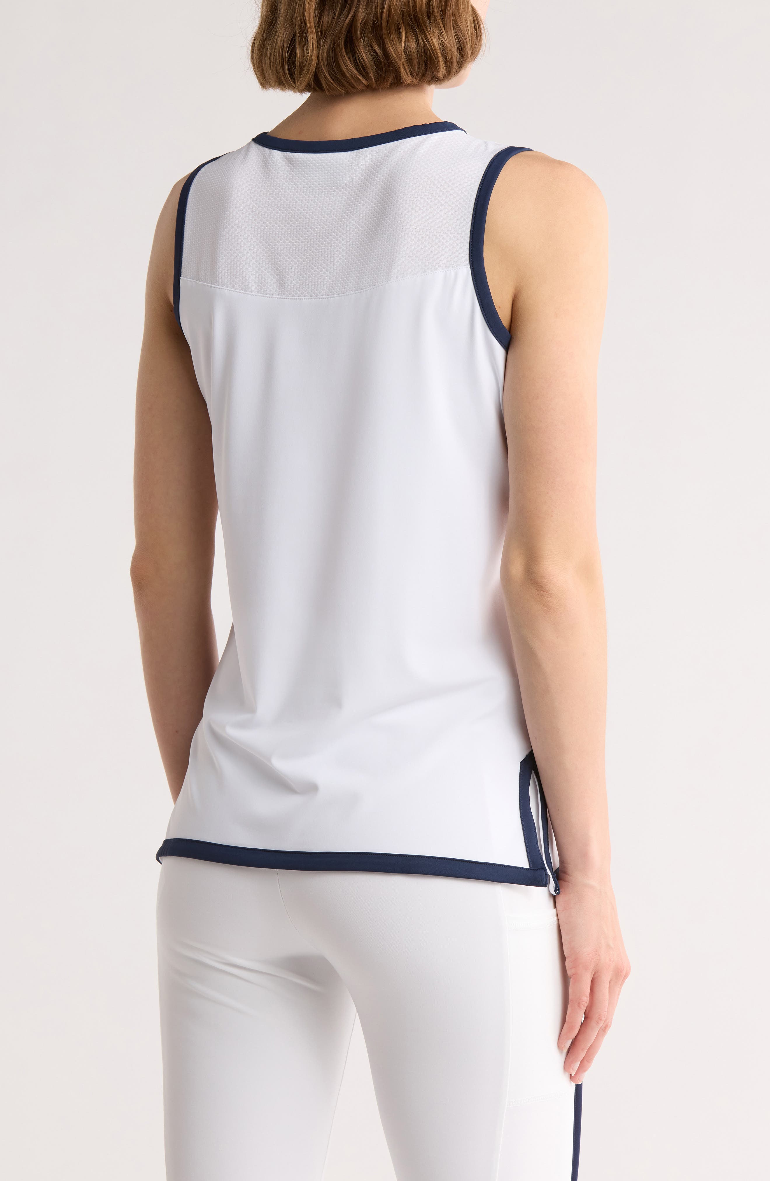 Original Penguin Bow Mixed Media Tank