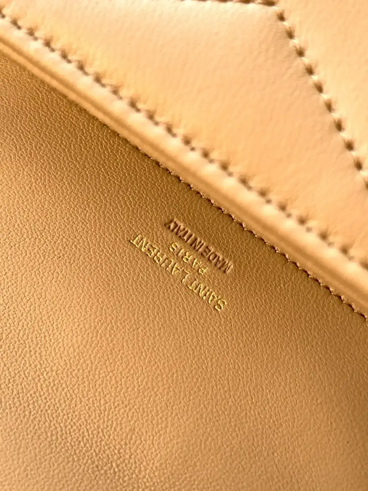 Saint Laurent Beige Loulou Lambskin Shoulder Bag product photo from LabelPicks