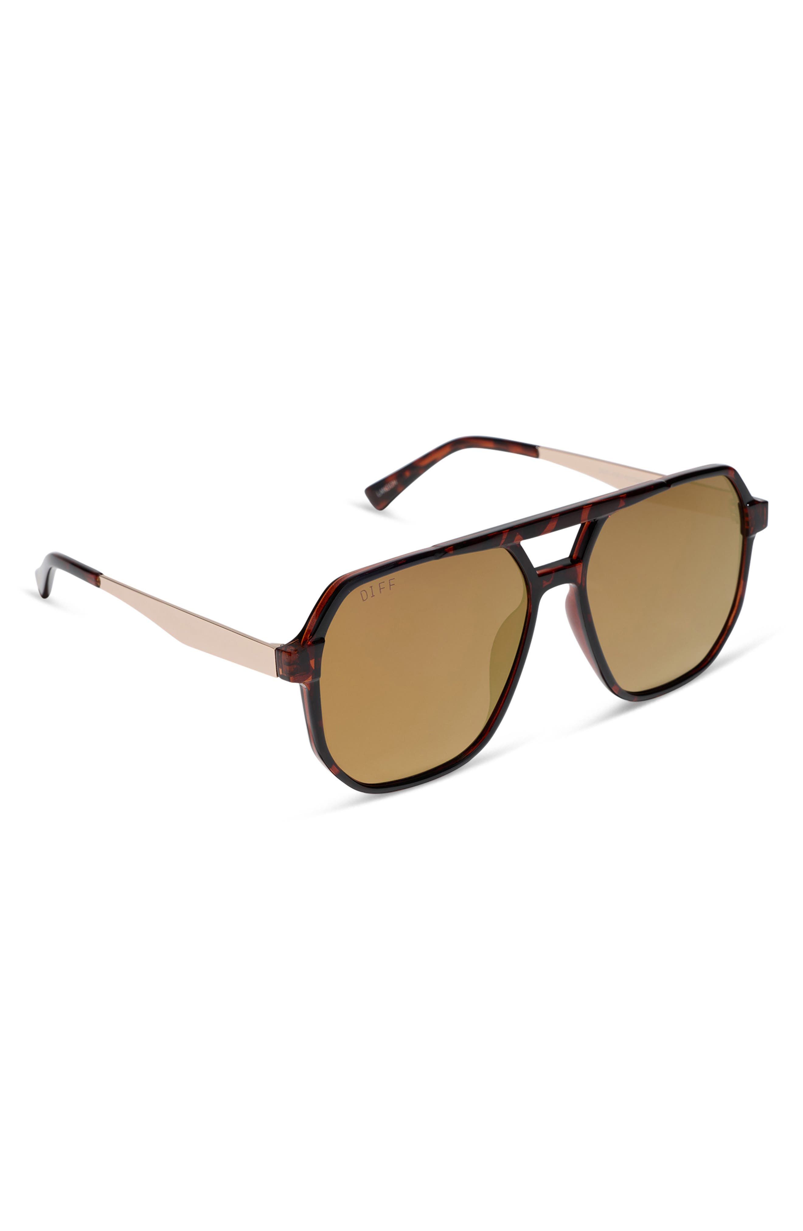 DIFF 59mm Landon Aviator Sunglasses