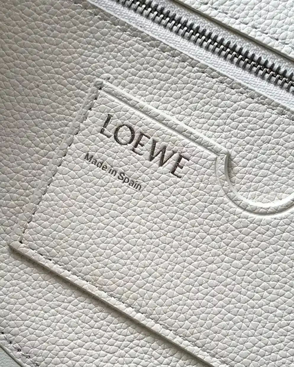 Loewe White Lambskin Top Handle Bag product photo from LabelPicks