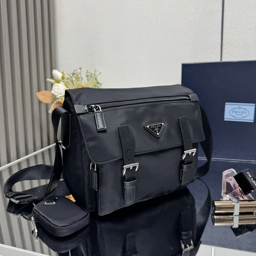 Prada Grained Leather Re-Edition Crossbody Bag product photo from LabelPicks