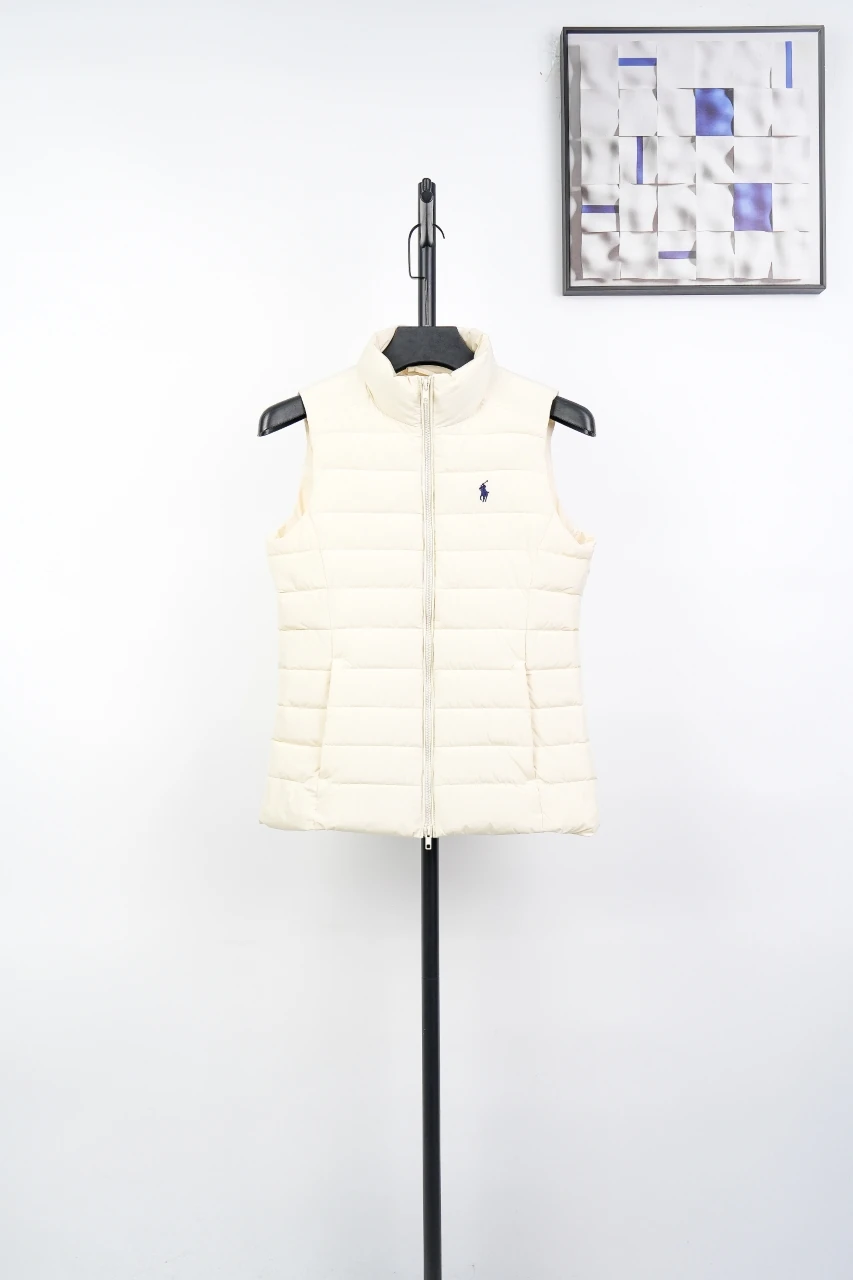 Ralph Lauren White Quilted Pony Embroidered Vest product photo from LabelPicks
