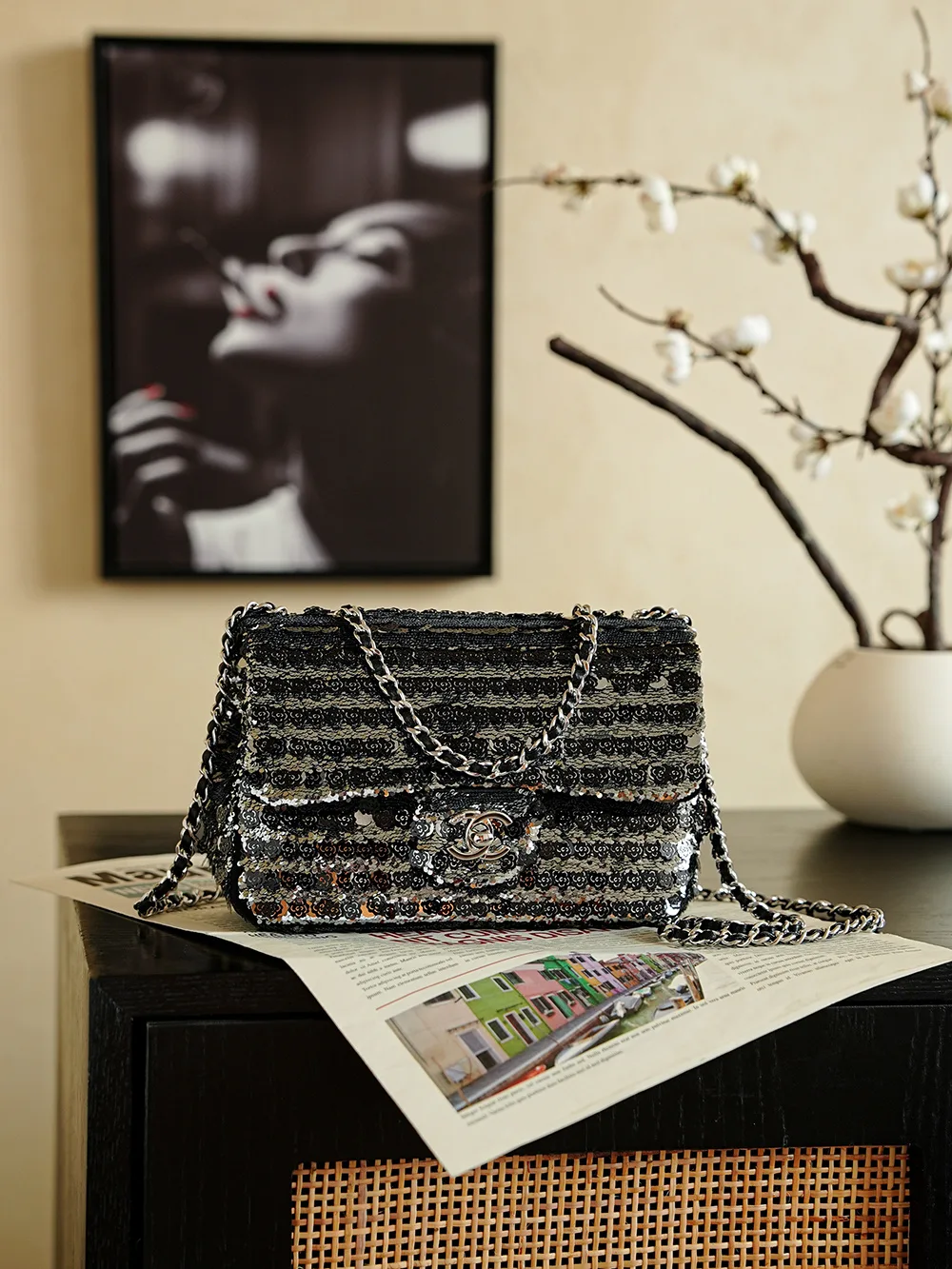 Chanel Silver Crossbody Bag product photo from LabelPicks