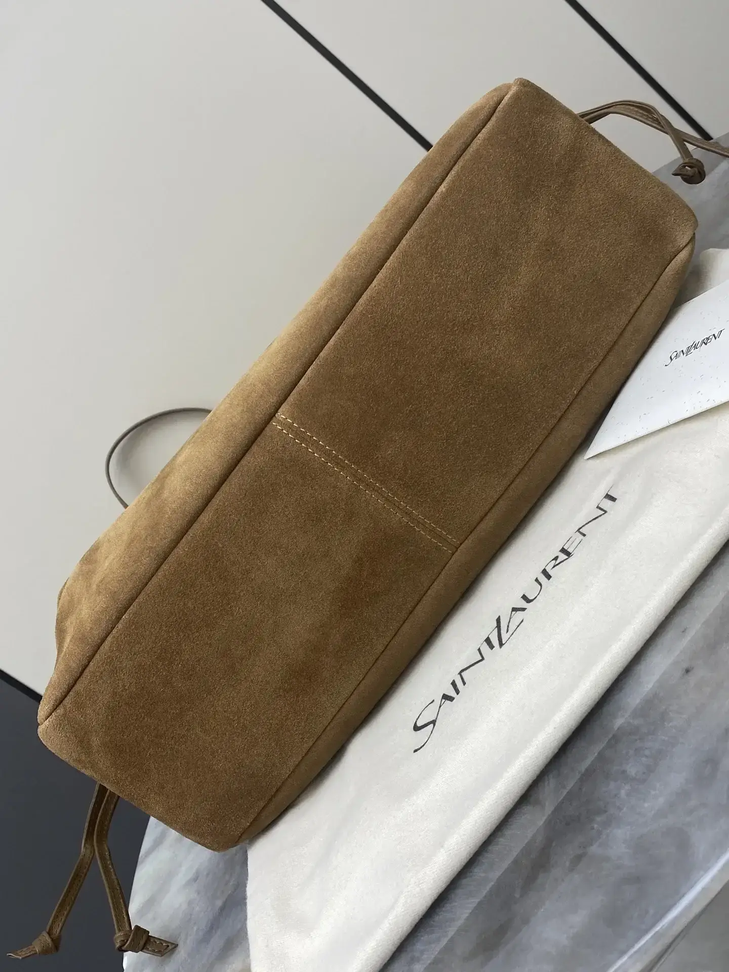 Saint Laurent Brown Jamie Bucket Bag product photo from LabelPicks