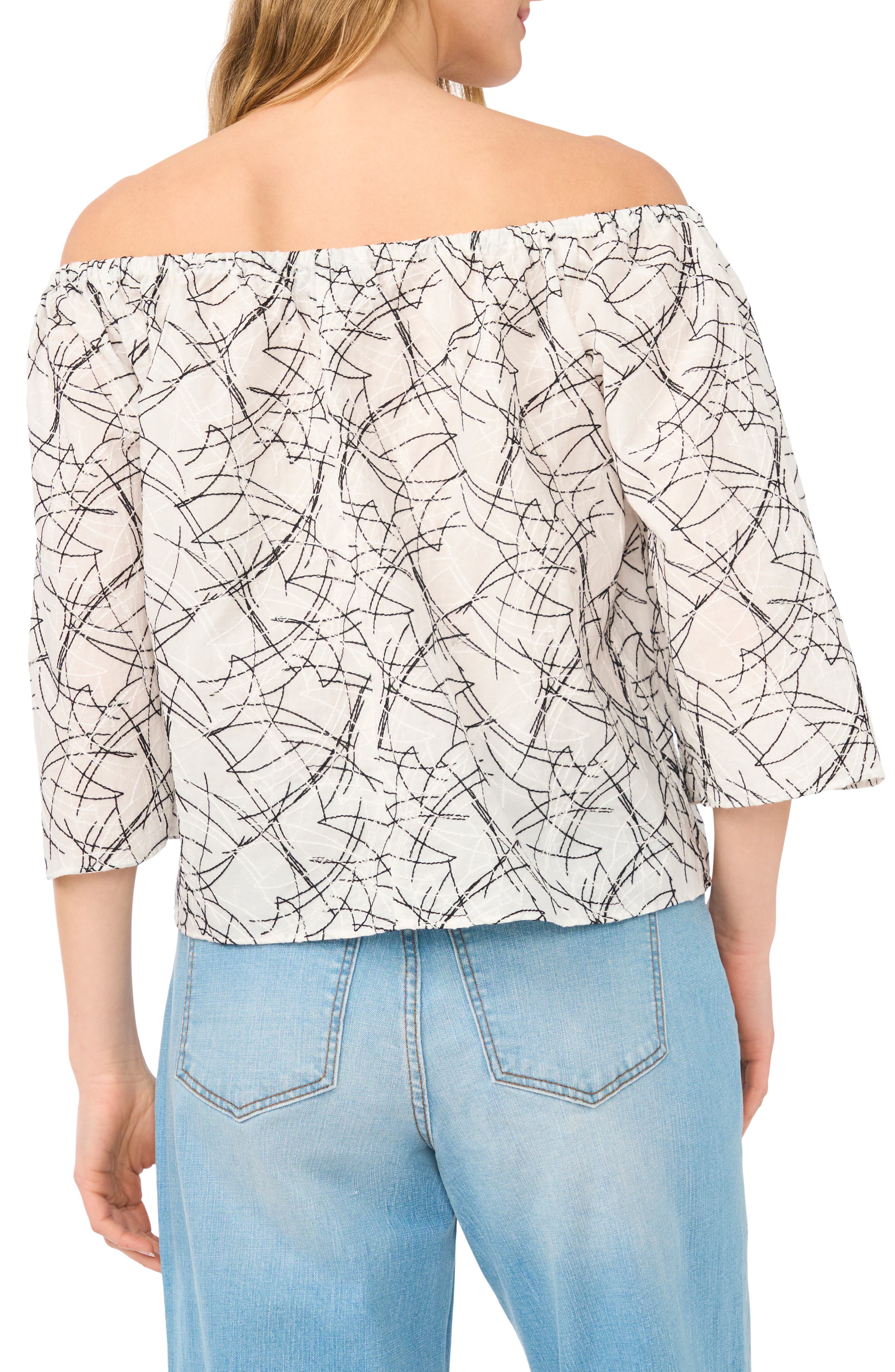 1.STATE Off the Shoulder Top