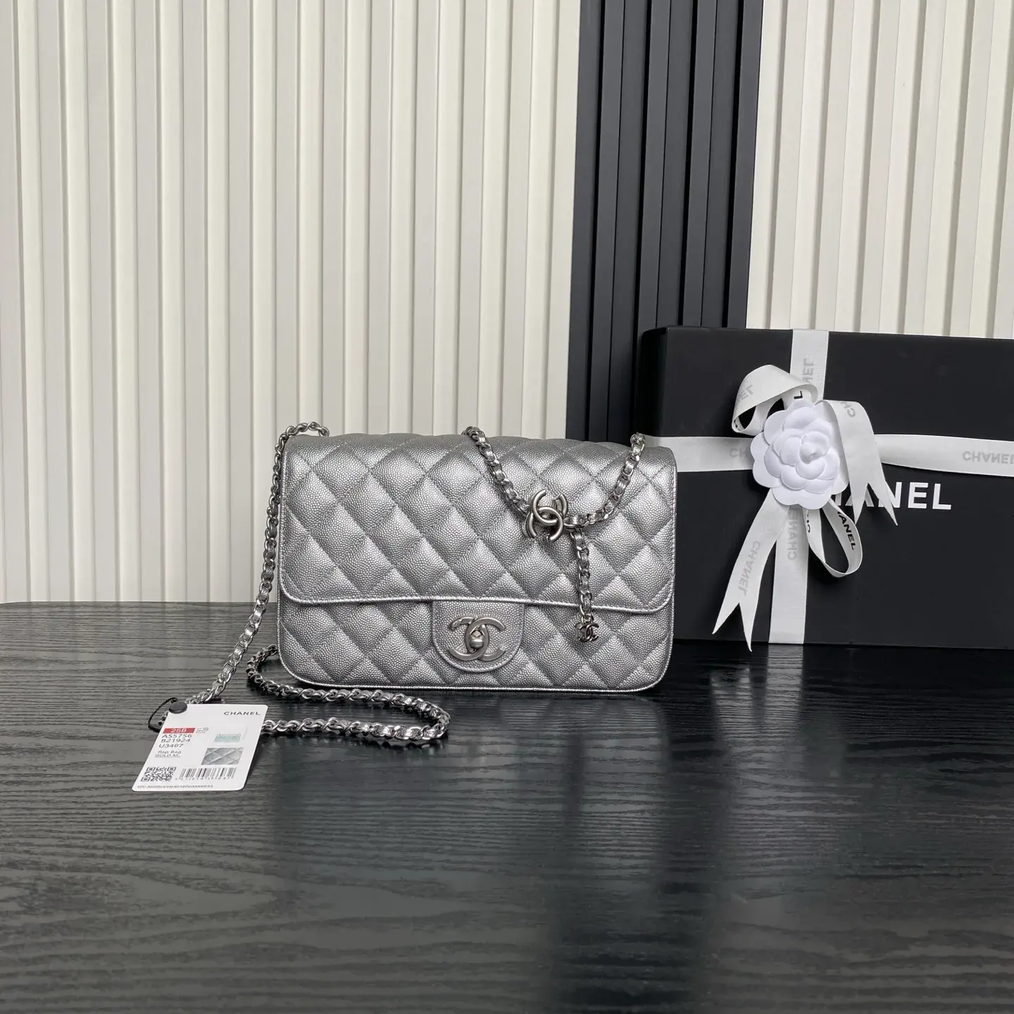 Chanel Classic Flap Gold Calfskin Shoulder Bag product photo from LabelPicks