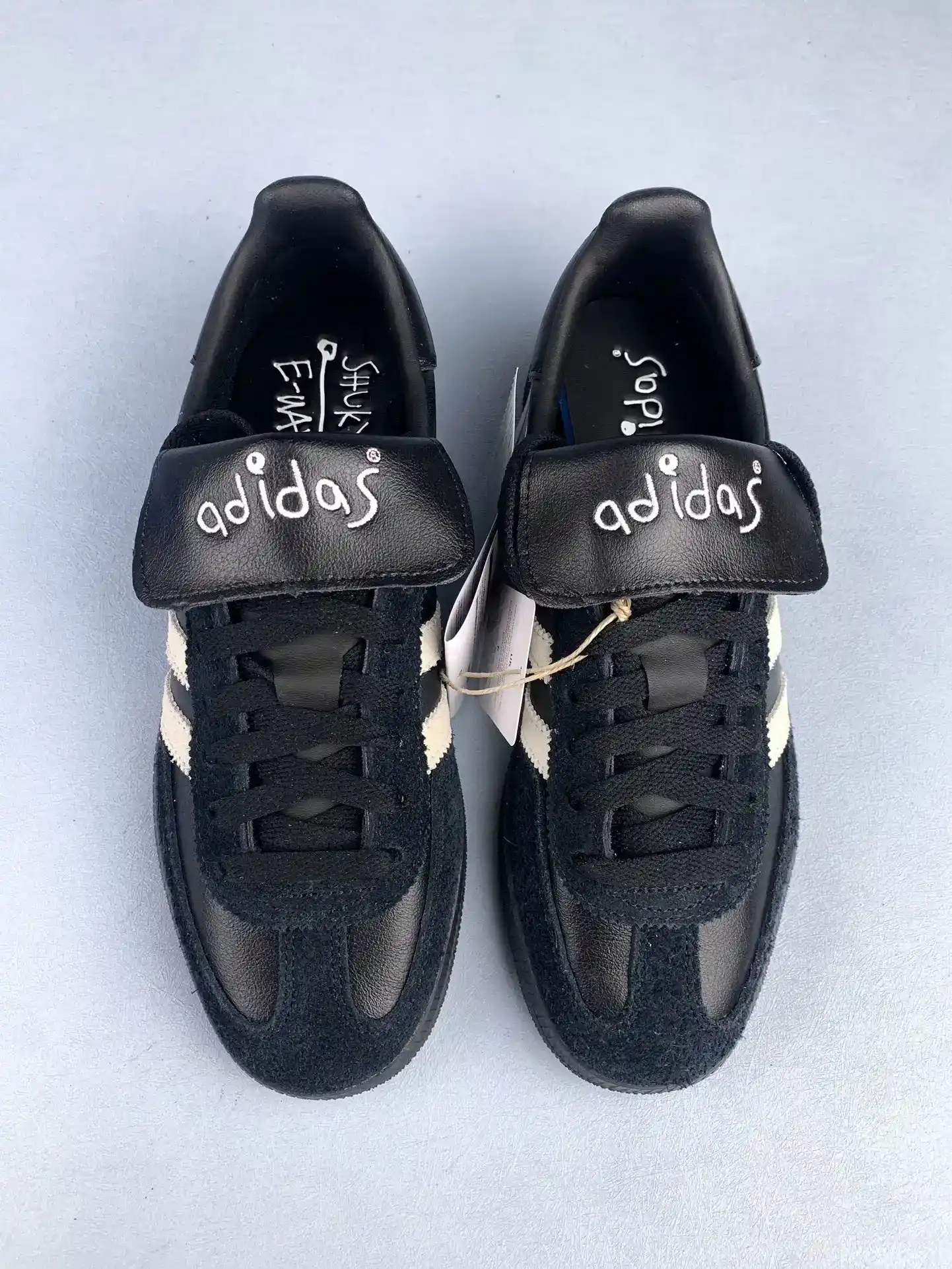 SHUKYU x E-WAX x adidas Handball Spezial Black Shoes product photo from LabelPicks