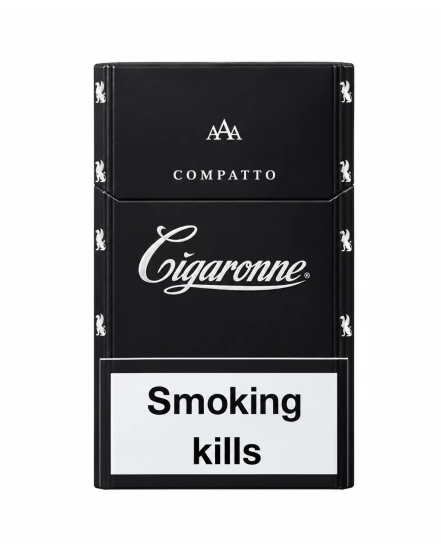 ⏳【Limited-Time Offer】Cigaronne Compatto Black 6mg Carton