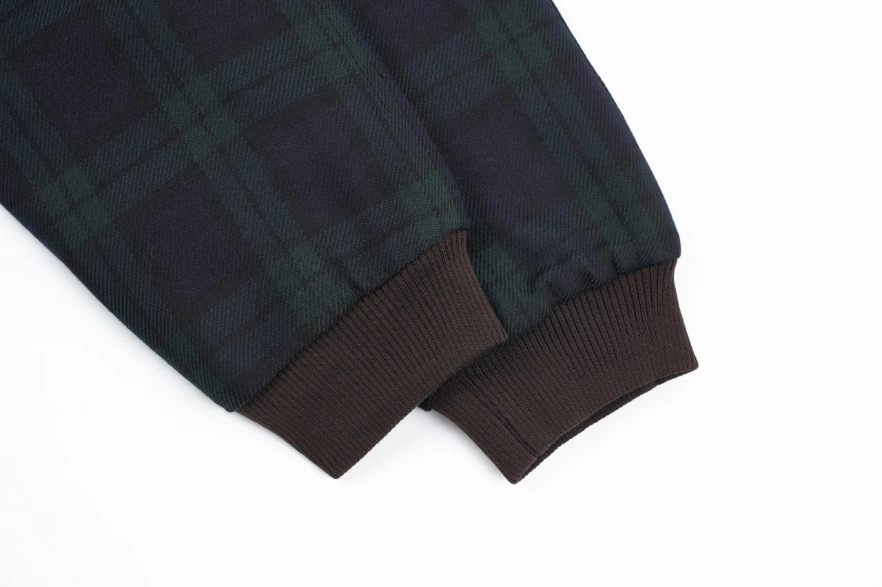 Miu Miu Dark Green Check Logo Padded Jacket product photo from LabelPicks