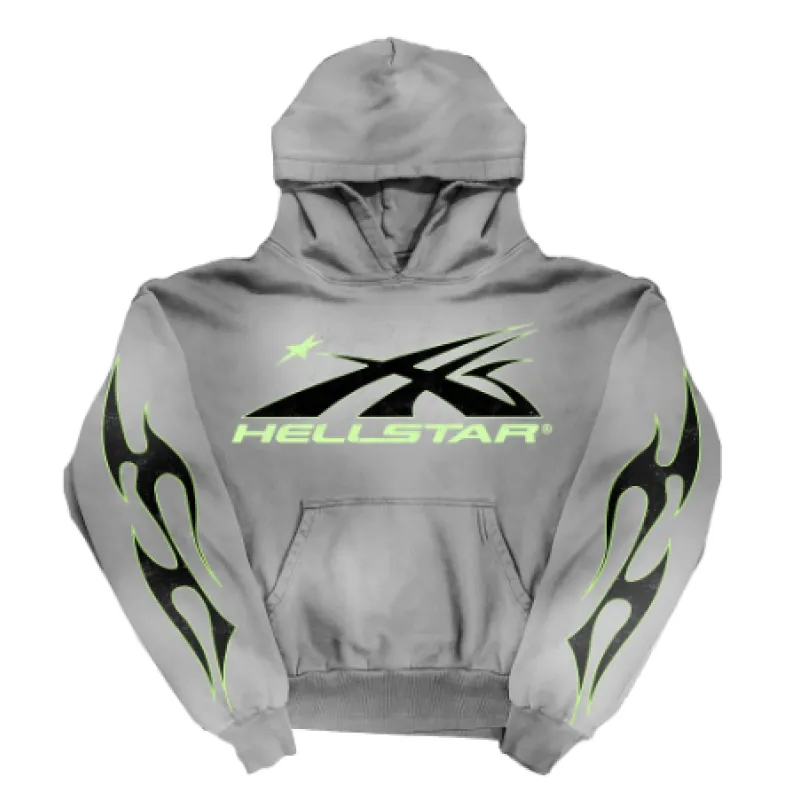 Hellstar Sport Hoodie Grey