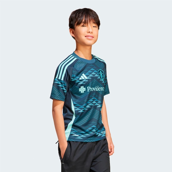 Seattle Sounders FC adidas Youth 2025 The Salish Sea Kit Replica Jersey - Blue