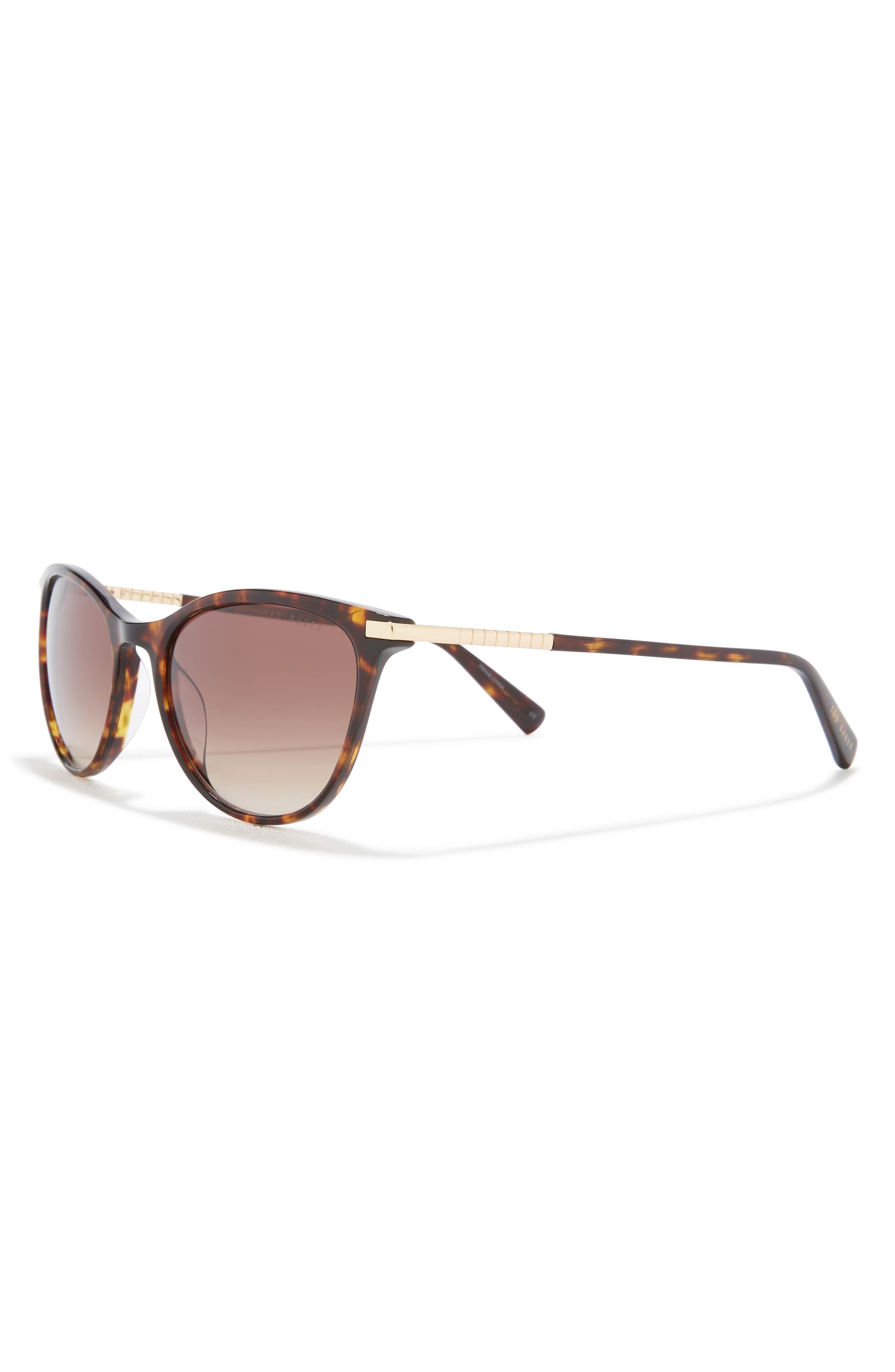 Ted Baker London 55mm Full Rim Modified Round Sunglasses