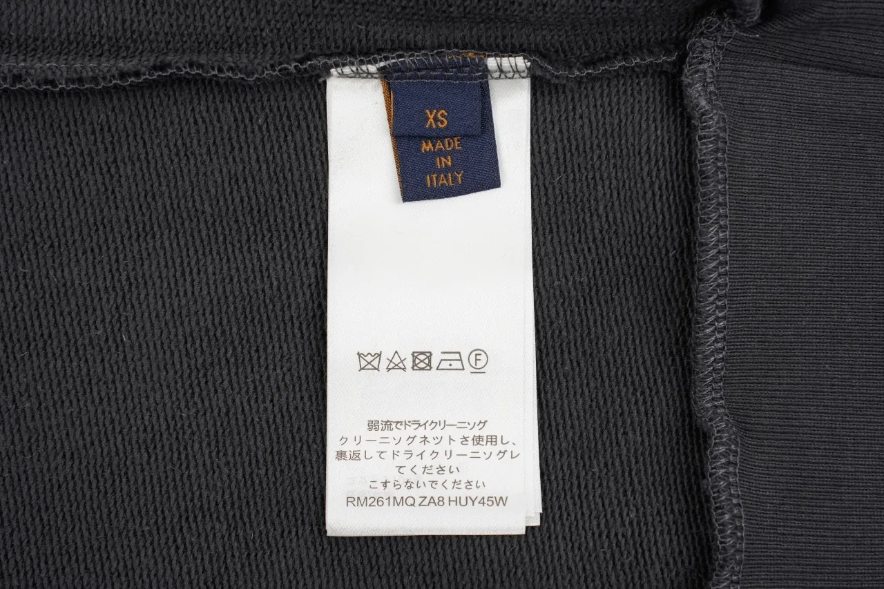 Louis Vuitton Black Beaded Embroidered Hoodie product photo from LabelPicks