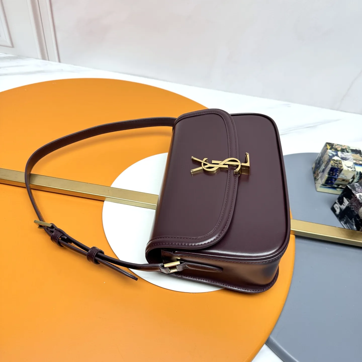 Saint Laurent Black Solferino Calfskin Shoulder Bag product photo from LabelPicks