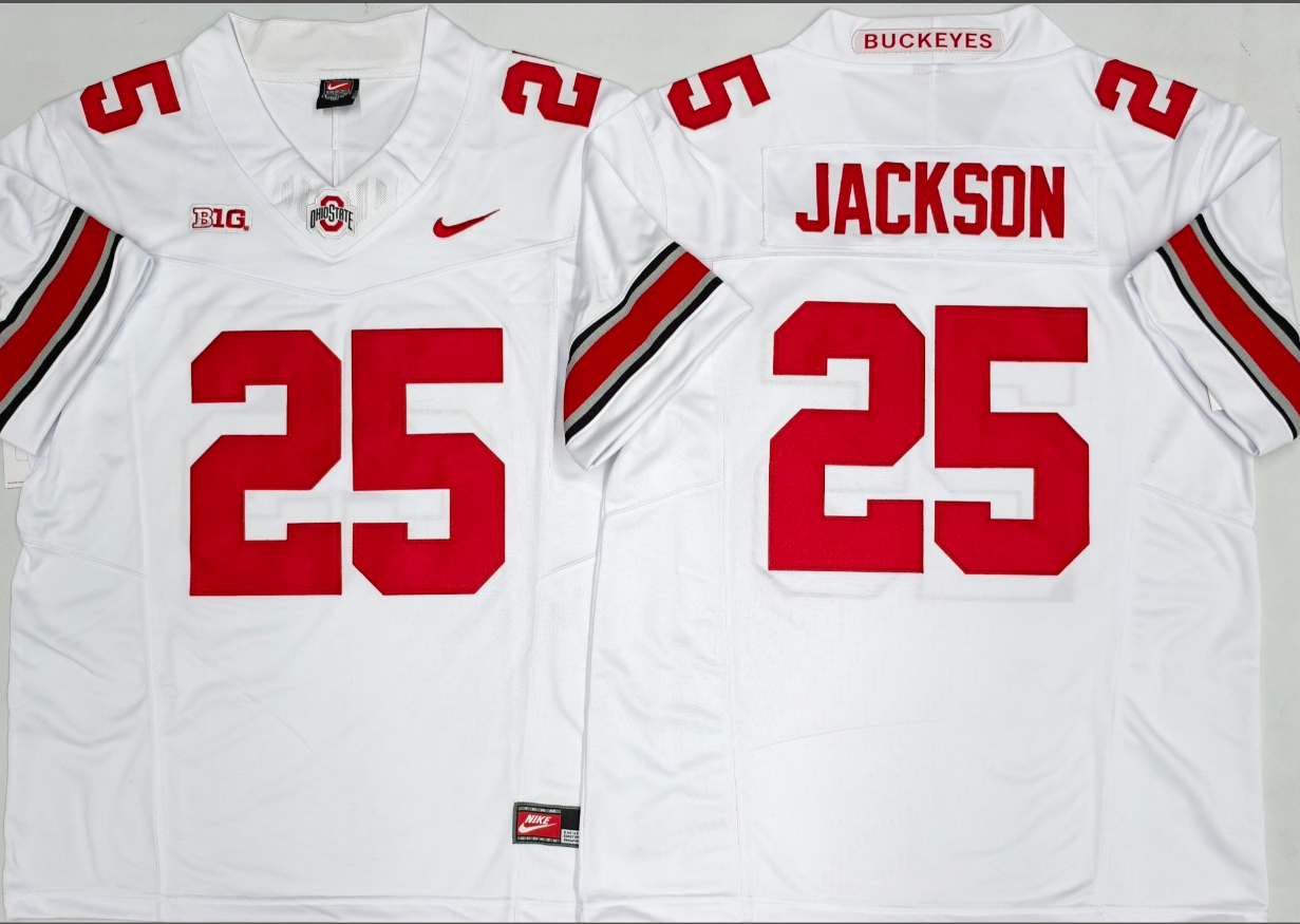JACKSON NCAA Ohio State Buckeyes Nike Vapor Limited Jersey