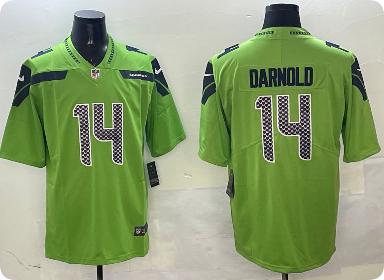 Sam Darnold Seattle Seahawks Nike Team Game Jersey -  Neon Green