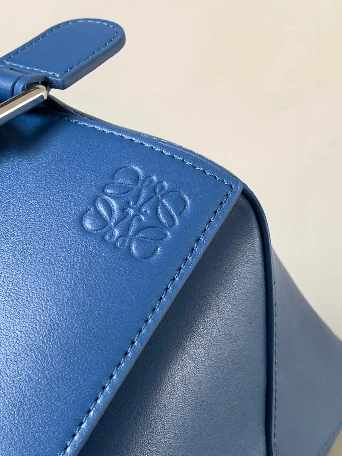 Loewe Puzzle Blue Calfskin Crossbody Bag product photo from LabelPicks