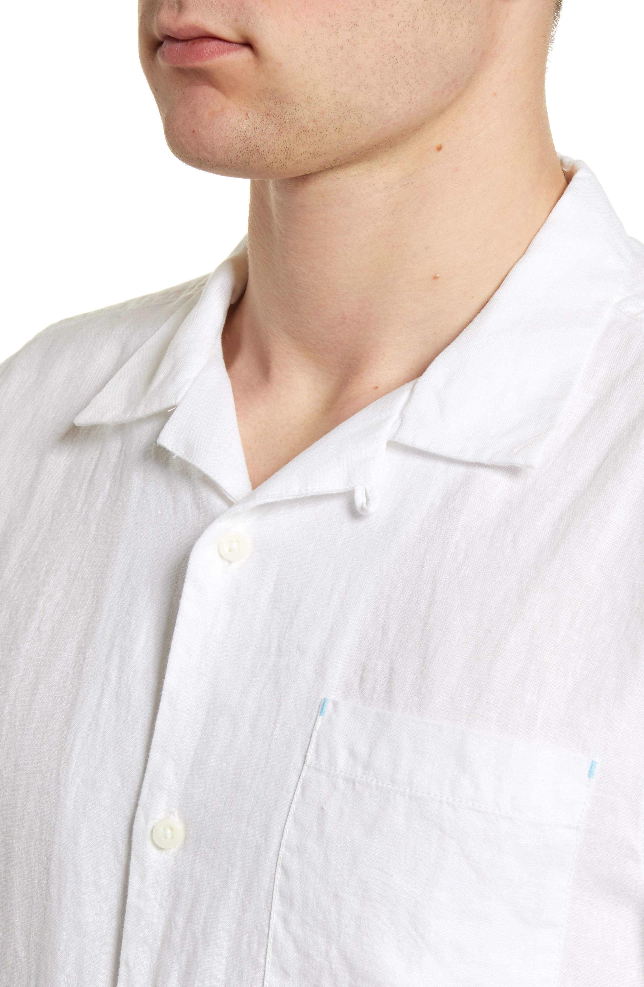 Tommy Bahama Sea Glass Short Sleeve Button-Up Linen Camp Shirt