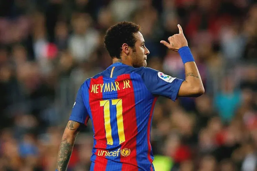 Neymar Jr SIGNED Barcelona 16/17 Home Jersey/Shirt - COA - 2016