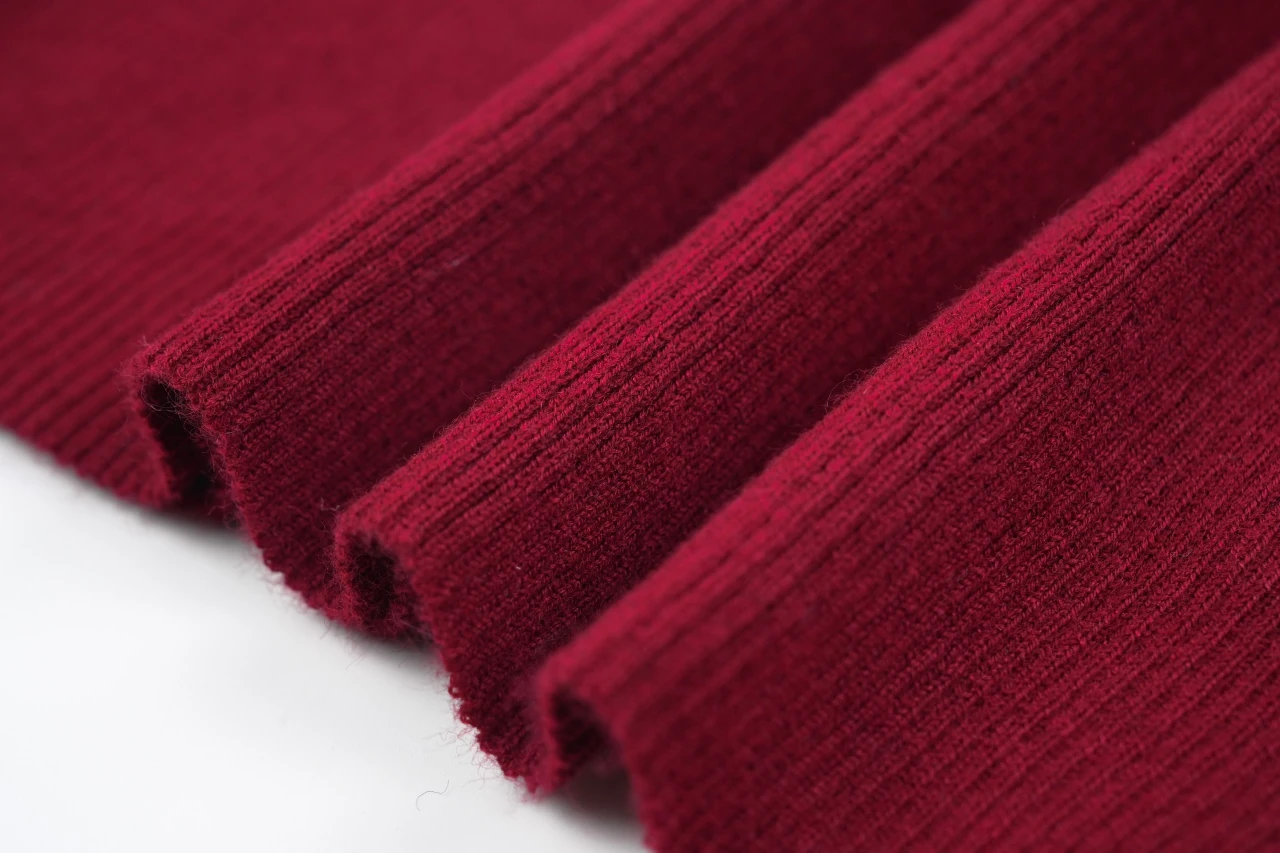 Prada Burgundy Recycled Silk Logo Jacquard Slim Knit Sweater product photo from LabelPicks