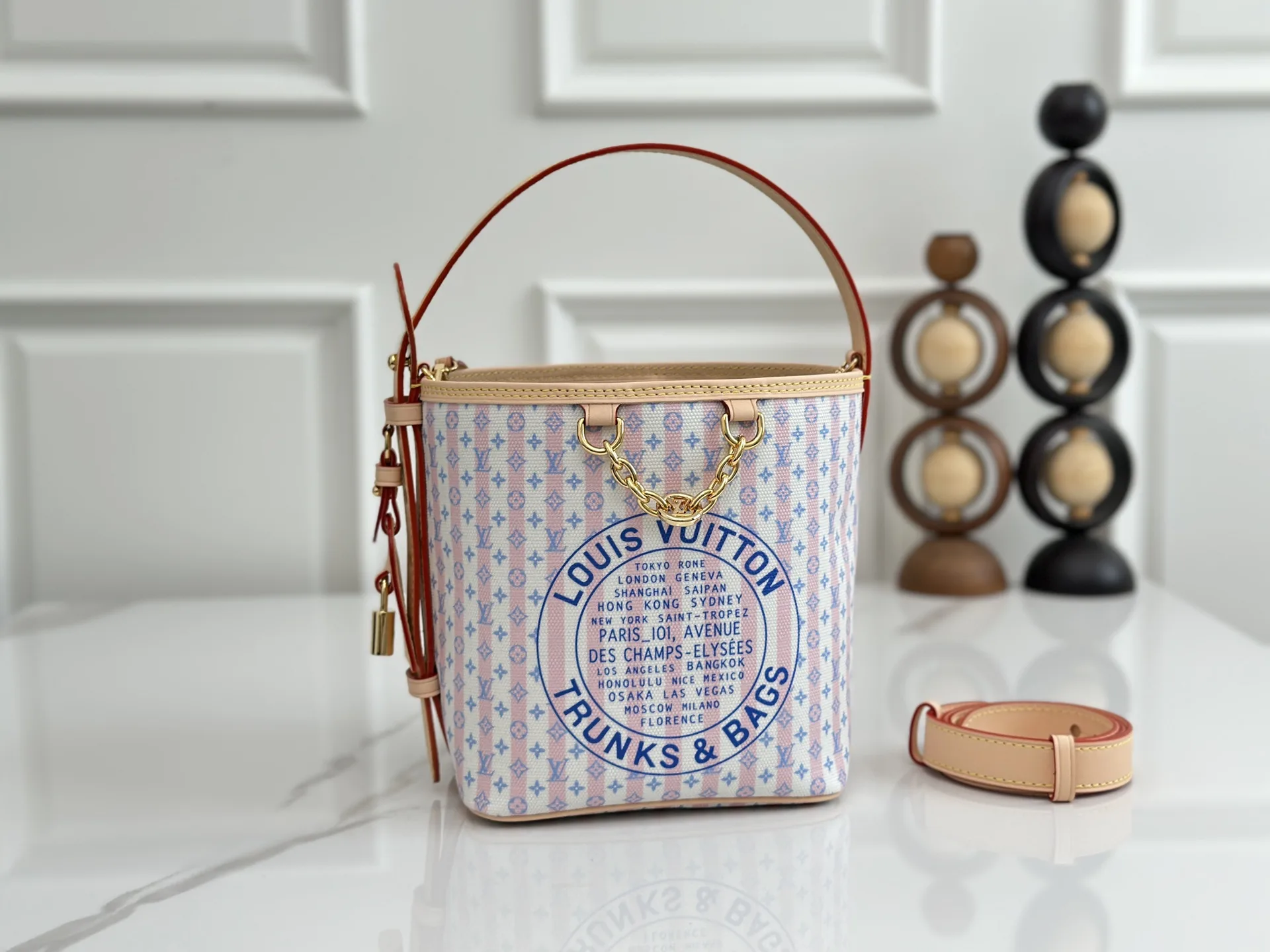 Louis Vuitton Canvas and Leather Bucket Bag product photo from LabelPicks