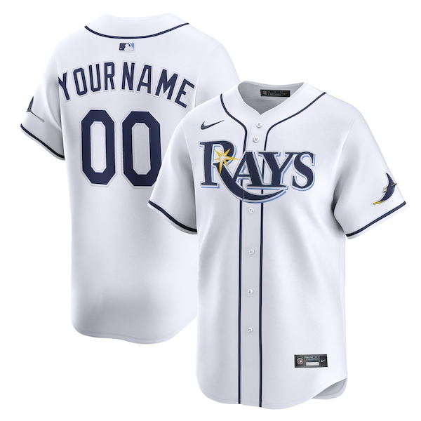 Tampa Bay Rays Nike Home Limited Custom Jersey - White