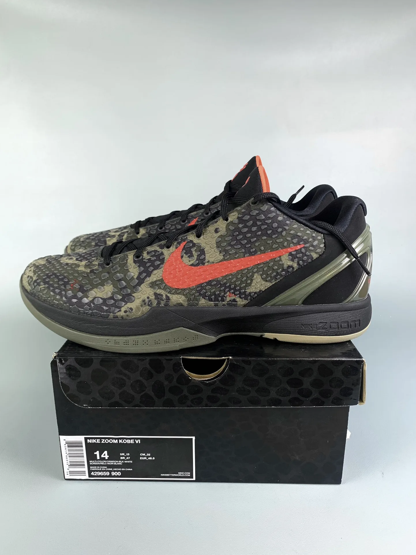 Zoom Kobe 6 “Italian Camo” Basketball Shoes product photo from LabelPicks