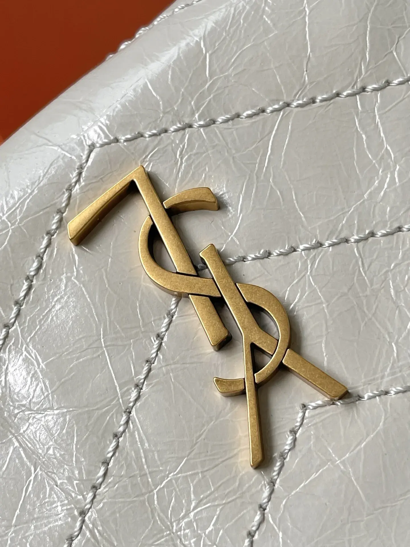Saint Laurent White Niki Calfskin Tote Bag product photo from LabelPicks