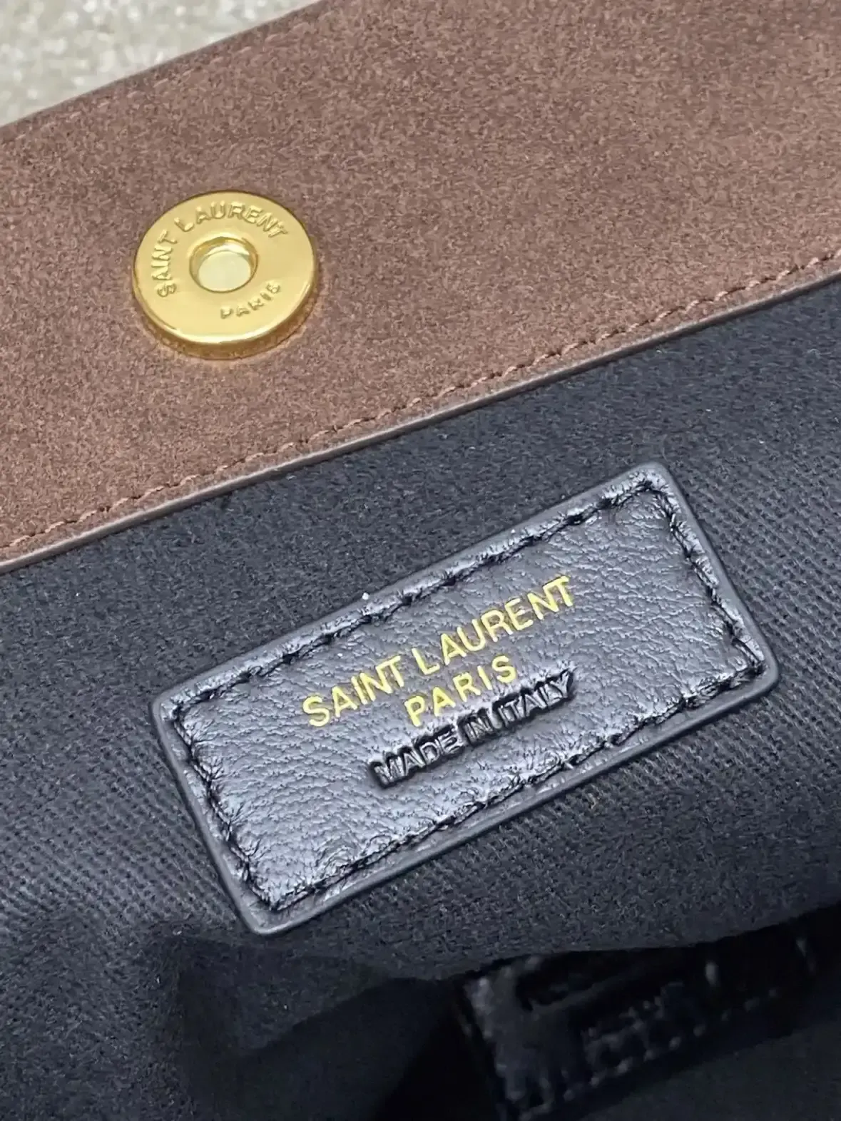 Saint Laurent Brown Jamie Lambskin Bucket Bag product photo from LabelPicks