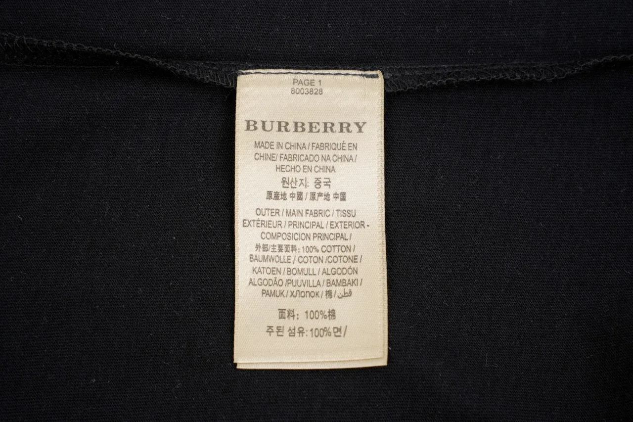 Burberry Black Small Equestrian Knight Embroidered T-Shirt product photo from LabelPicks