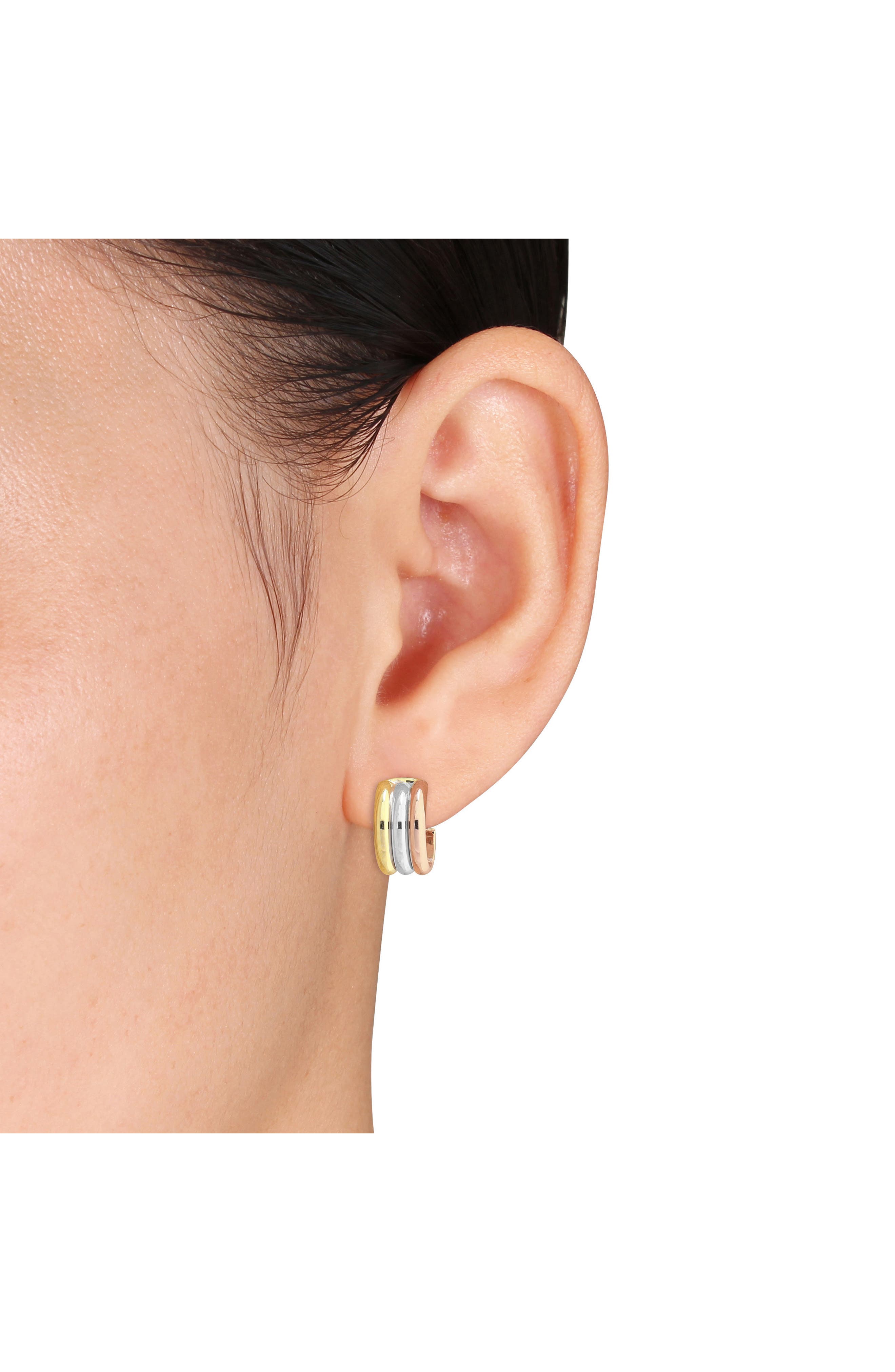 DELMAR Triple C Hoop Earrings