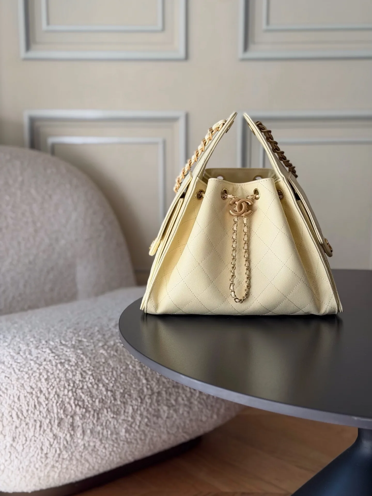 Chanel Quilted Leather Bucket Bag product photo from LabelPicks