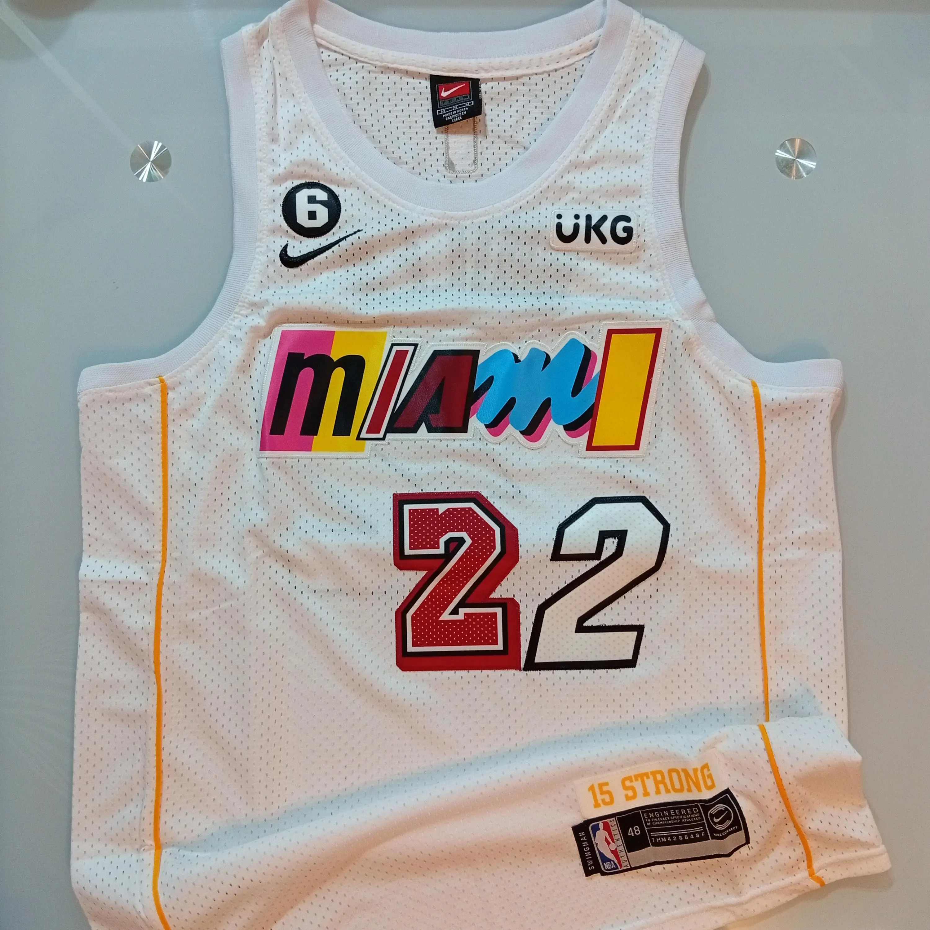 Jimmy Butler Signed Autographed Miami Heat Basketball Jersey with COA