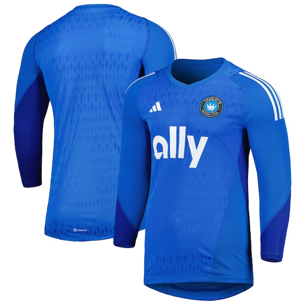 Charlotte FC adidas 2023 Goalkeeper Long Sleeve Replica Jersey - Blue