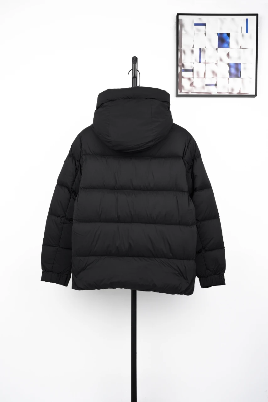 Moncler Black Paneled Quilted Down Jacket product photo from LabelPicks