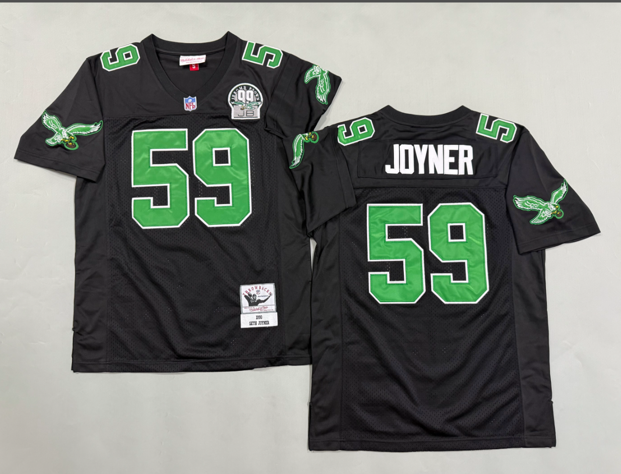 Seth Joyner Philadelphia Eagles Authentic Throwback Retired Player Jersey