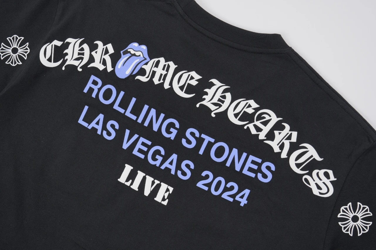 Chrome Hearts Black Las Vegas Letter Graphic T-Shirt product photo from LabelPicks