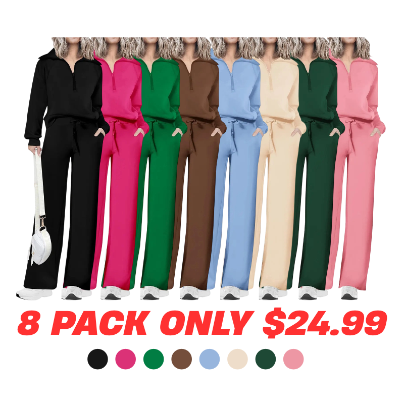 🔥Today's Specials-All Colors Just 24.99🎉-Women's Casual 2-Piece Sweatsuit Set
