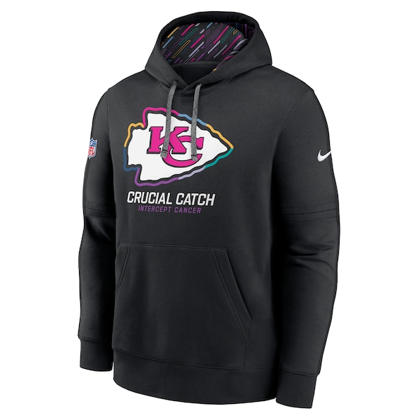 Kansas City Chiefs Nike 2024 NFL Crucial Catch Club Pullover Hoodie - Black