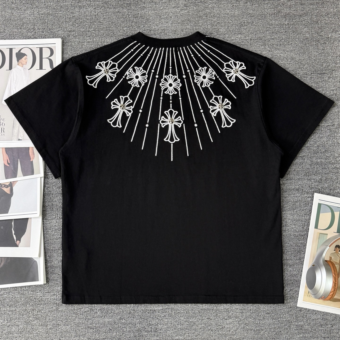 0512 Classic letter prints t-shirt