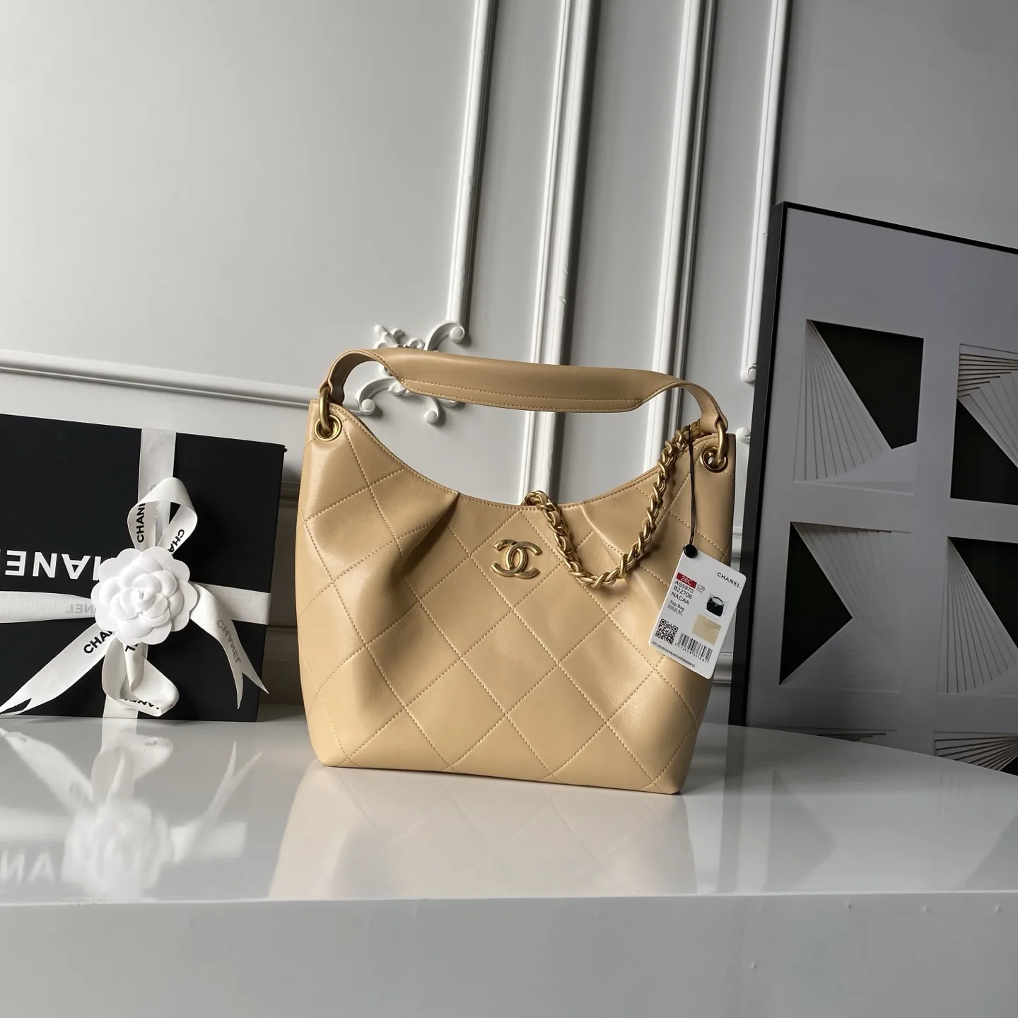 Chanel Quilted Leather Hobo Bag product photo from LabelPicks