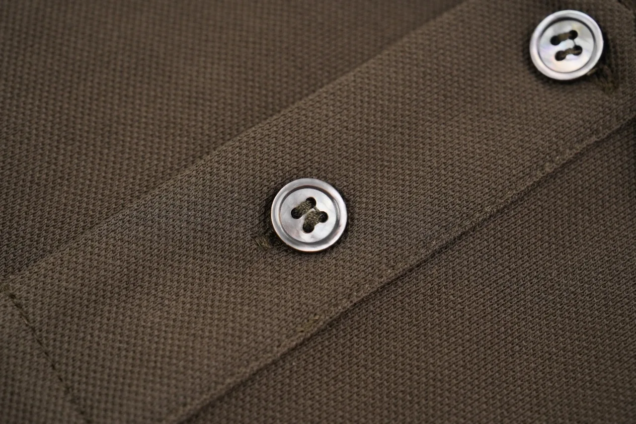 LOEWE Brown Anagram Embroidered Cotton Polo Shirt product photo from LabelPicks