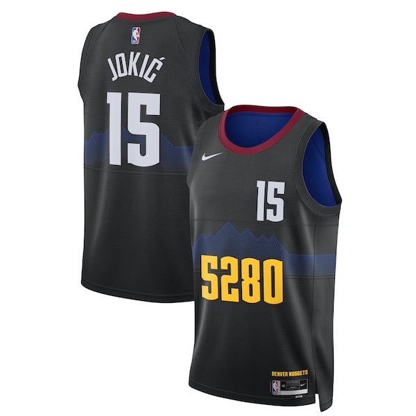 Nikola Jokic Denver Nuggets Nike Unisex 2023/24 Swingman Jersey - Black - City Edition