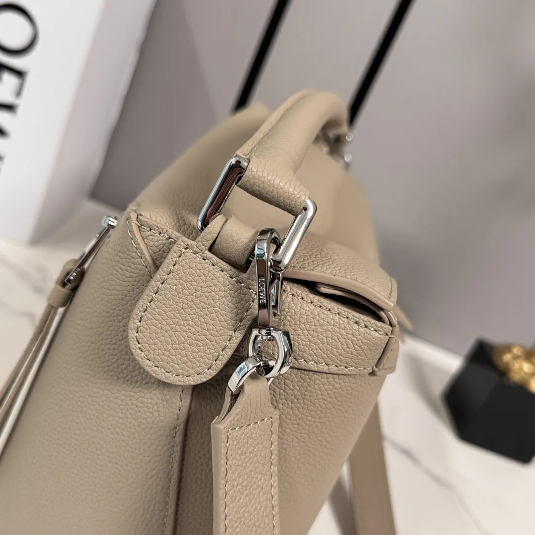 Loewe Grained Leather Puzzle Top Handle Bag product photo from LabelPicks
