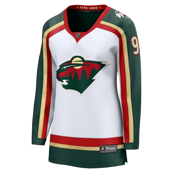 Kirill Kaprizov Minnesota Wild  Women's 25th Anniversary Breakaway Player Jersey - White